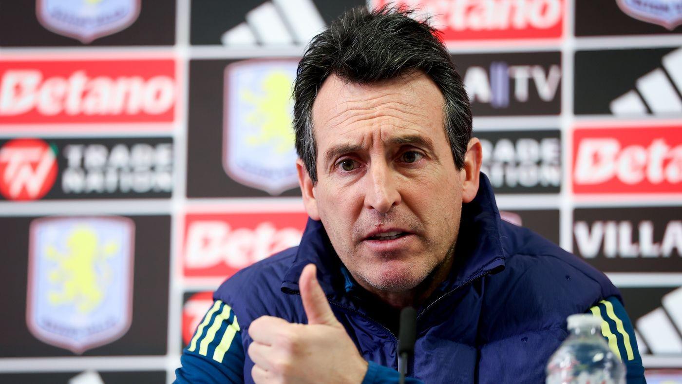 埃梅里:大马丁出战阿森纳存疑;阿尔特塔带枪手带得非常好