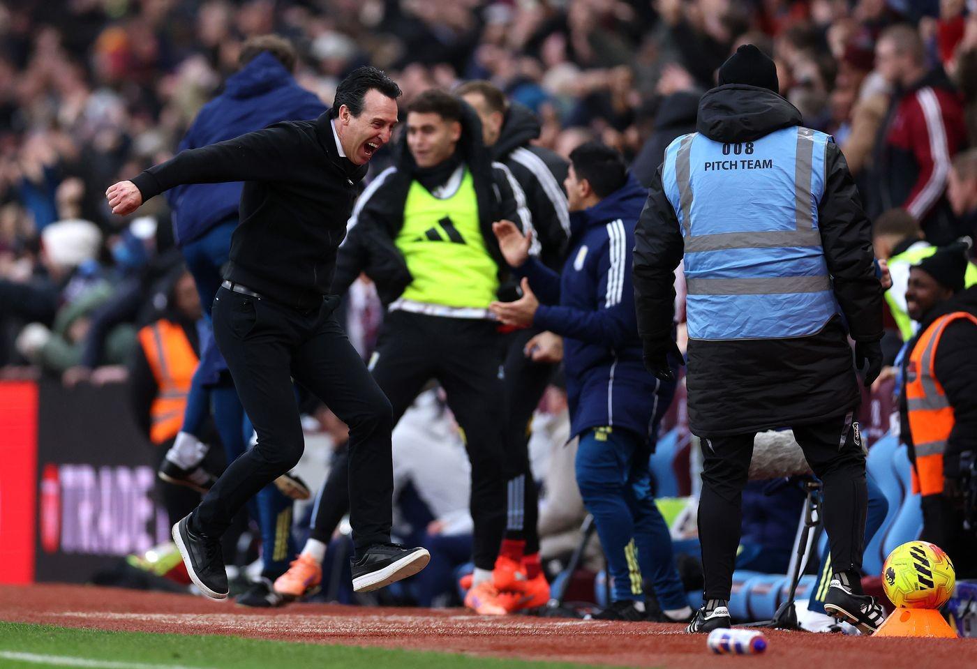 埃梅里:战胜阿森纳我太开心了,比赛过程中我们就坚信能取胜