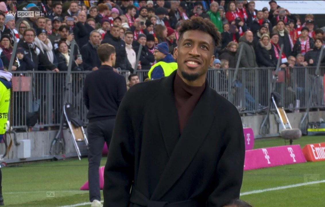 迟来的告别,拜仁在主场为科曼举办告别仪式