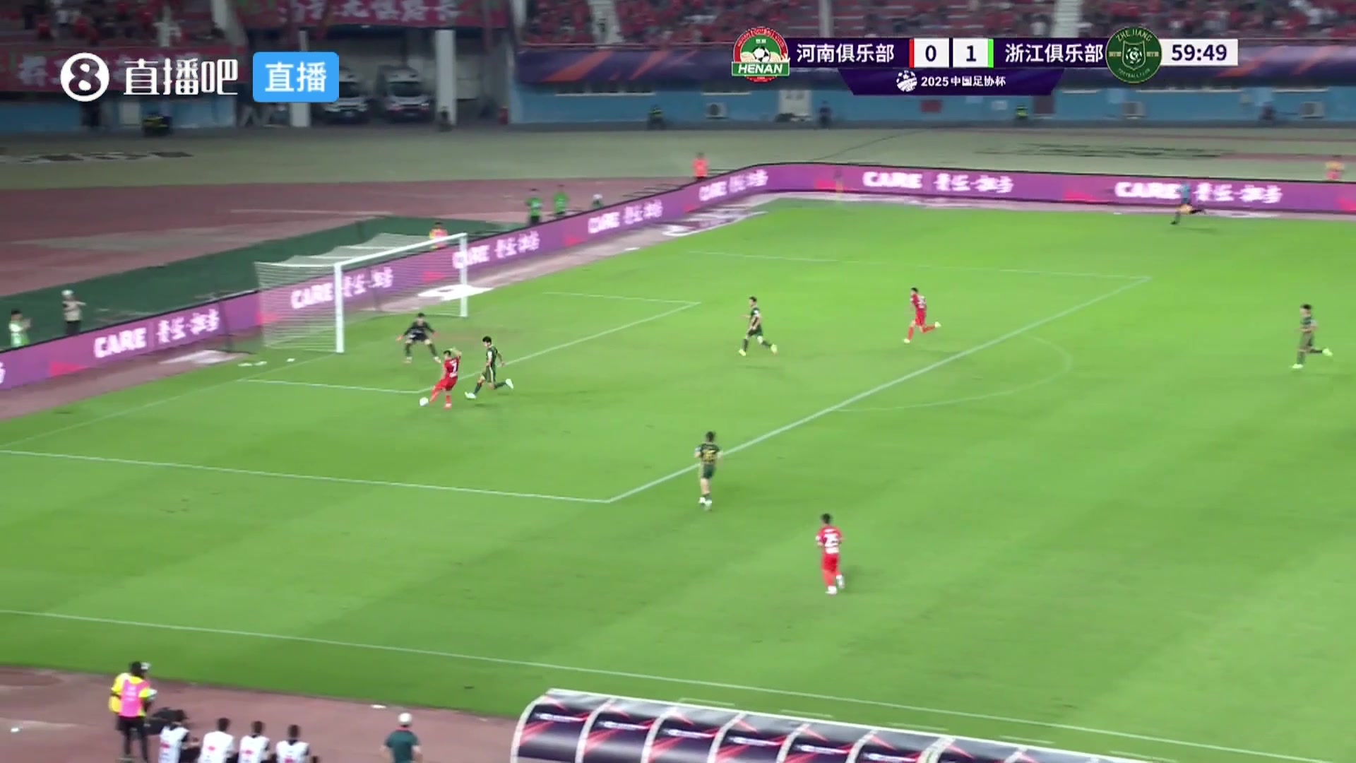 王上源精妙直塞洞穿防线钟义浩小角度推射扳平比分