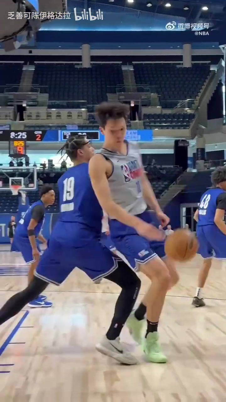 年龄不是问题杨瀚森打爆24岁大五中锋戈尔丁