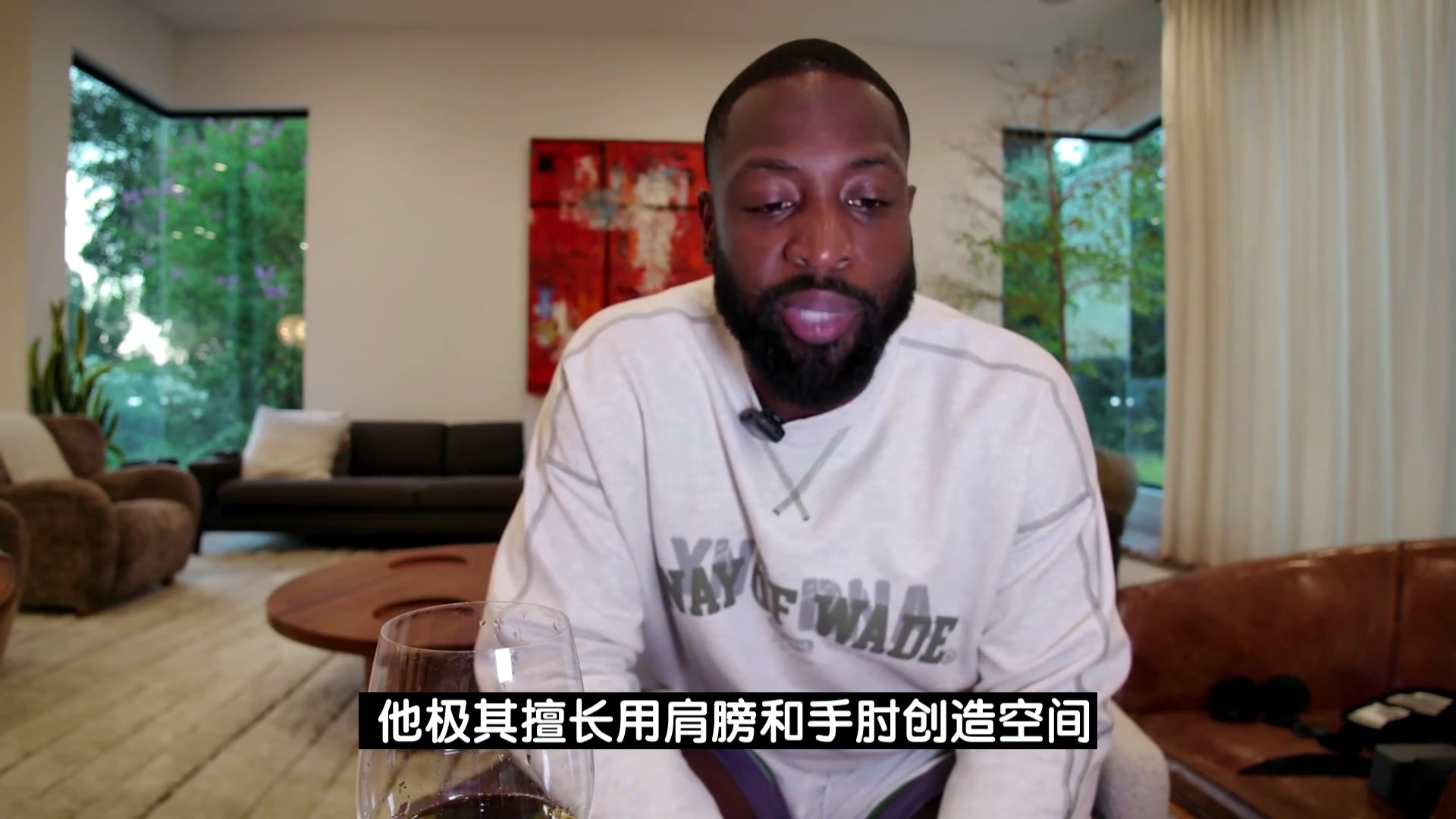 韦德亚历山大极其擅长用肩膀手肘创造空间但这些动作并不犯规