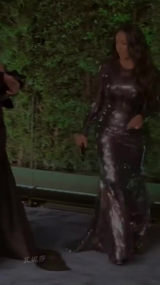 瓦妮莎气质出众 真不愧欧美女神