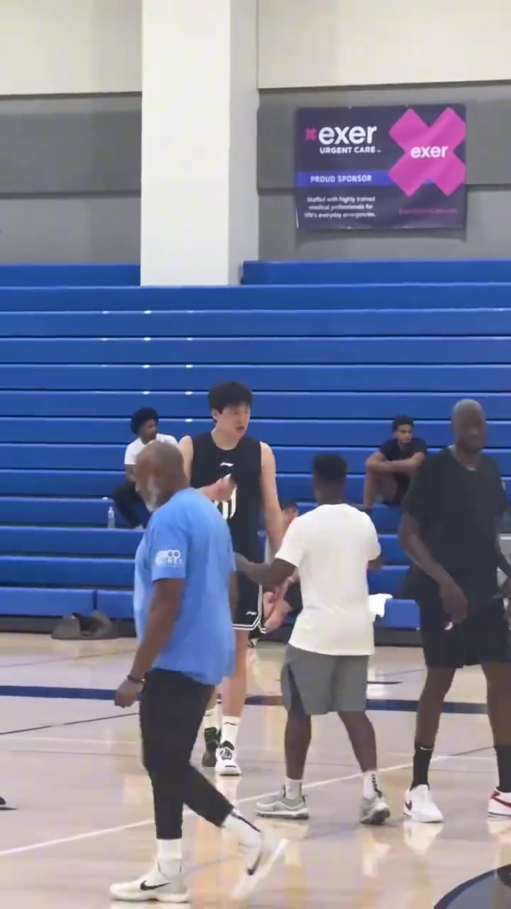 杨瀚森最新野球局视频郭昊文夏普乐福克林根等人都在