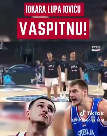 这是发生了甚么约基奇突然给队友约维奇来了一下表情不太对劲