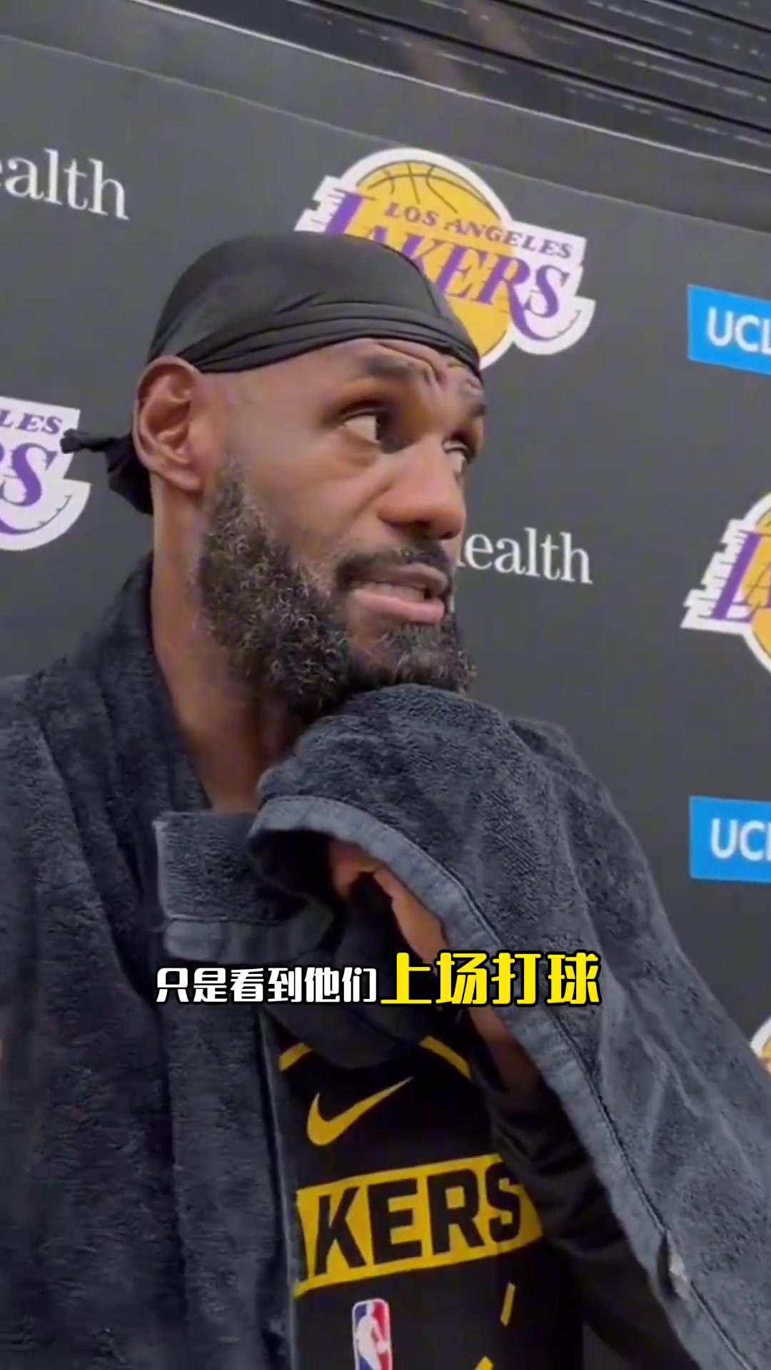 复出在即詹姆斯想念队友们但我41岁了不太想念客场比赛