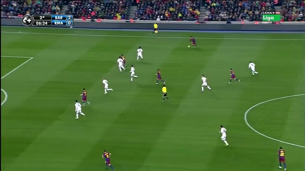 可惜了啊名场面梅西一脚精准手术刀直塞可惜哈维没能打进