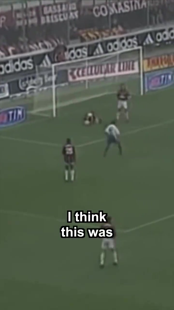 这谁敢挡啊巴蒂斯图塔看自己经典的小禁区任意球爆射