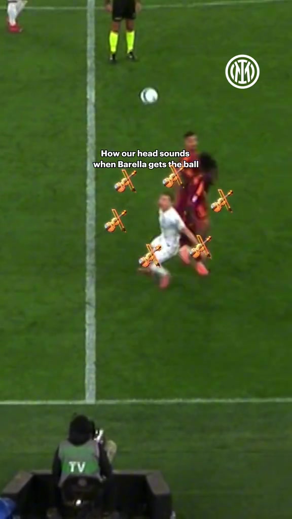 国米官推怒赞巴雷拉这一脚将如此复杂的局面梳理的如此简单