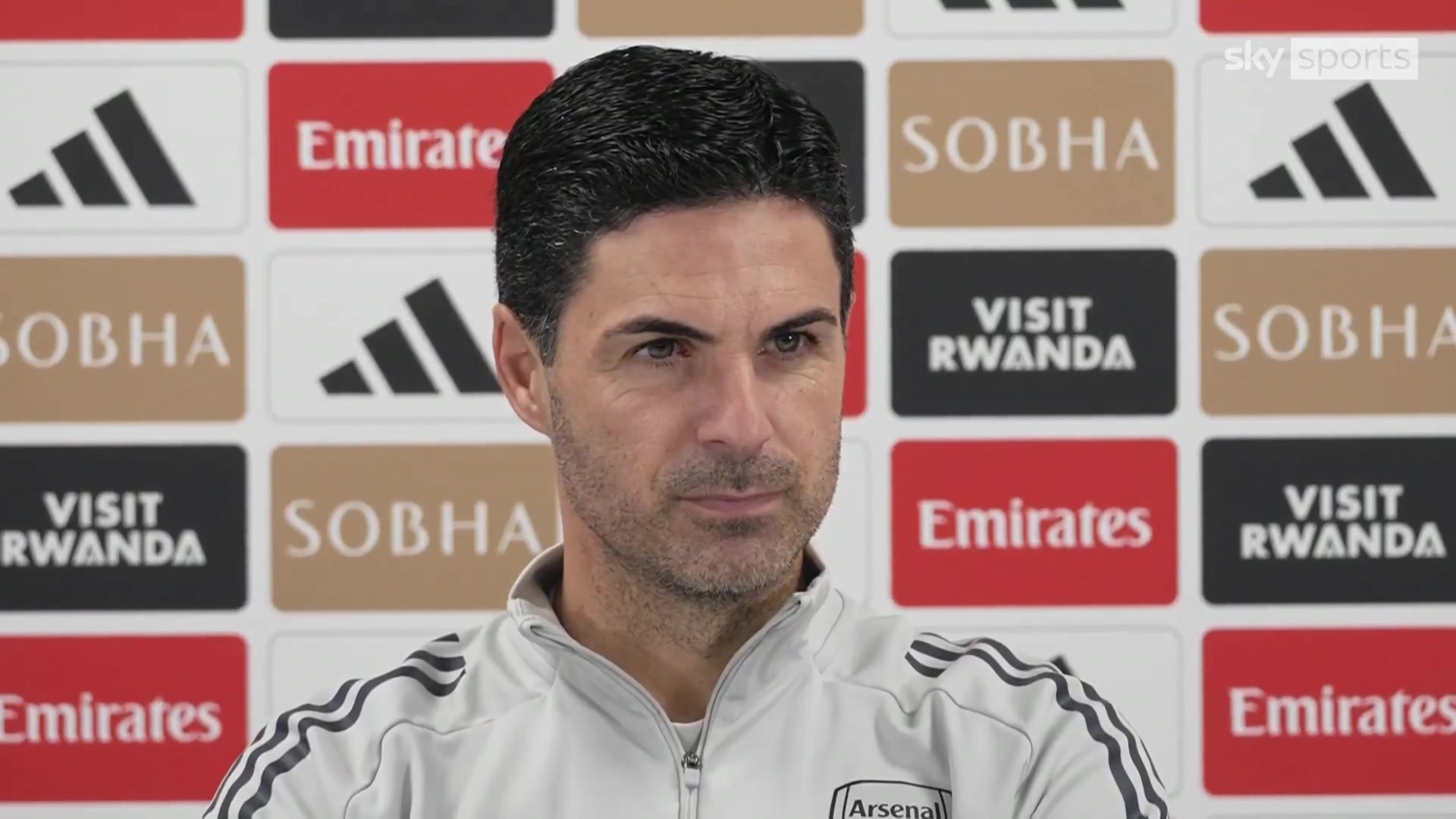 阿尔特塔表示他将永远感激扎卡我珍惜我们在一起的每一分钟