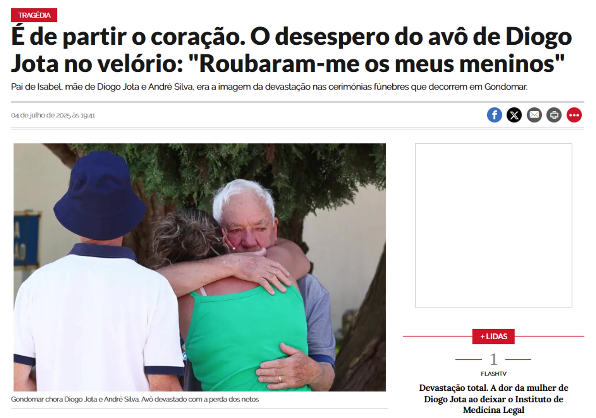 心碎若塔祖父现场痛哭他们把我的孩子们从我身边偷走了