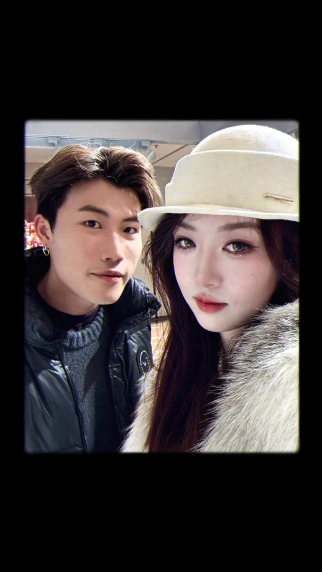 谢文能晒视频和漂亮女友过七夕