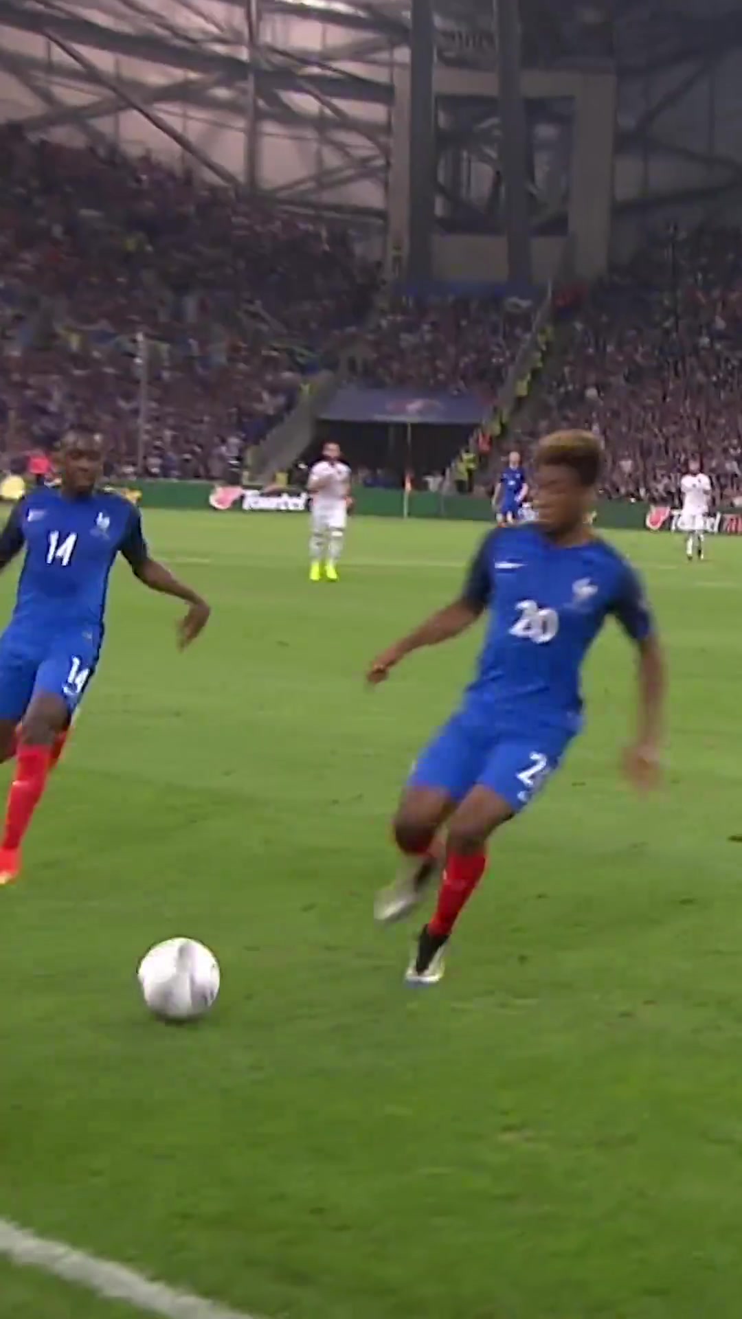 帅炸科曼在法国队这过人什么水平