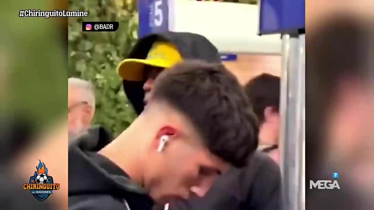 亚马尔度假归来在机场被认出球迷对他喊道登贝莱金球奖