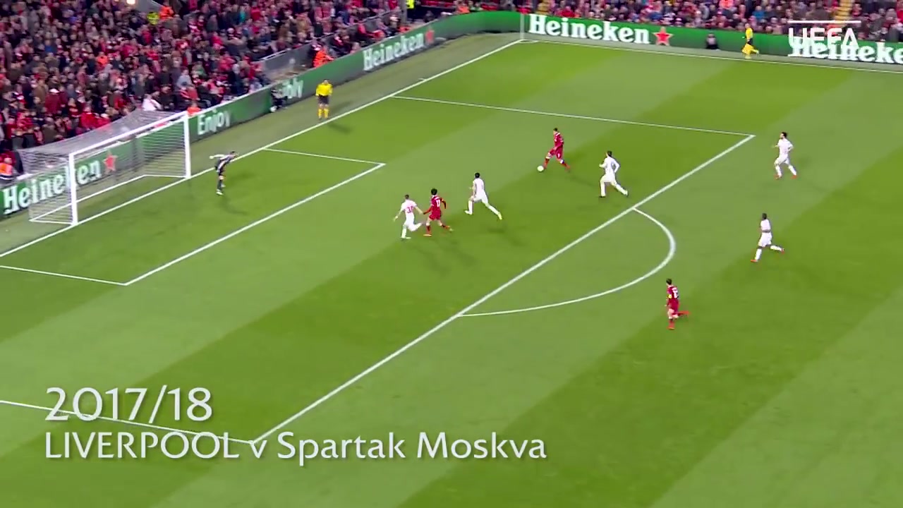 招牌穿云箭库蒂尼奥在利物浦的精彩进球技术太细腻了