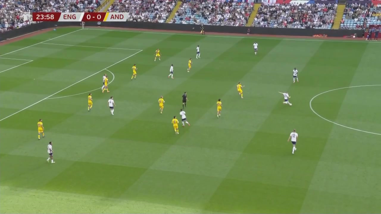 英格兰1-0领先马杜埃凯传中安道尔后卫头球解围自摆乌龙