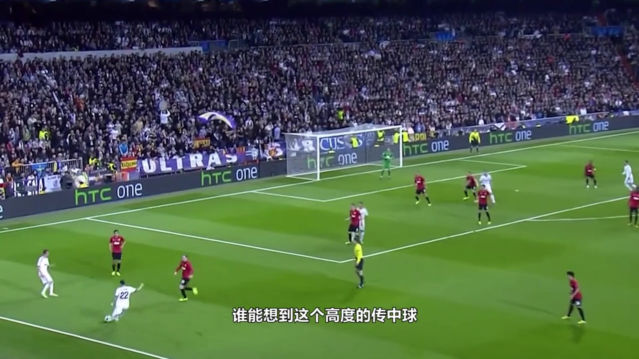 面对旧主C罗打进了其职业生涯可能最夸张的一粒头球